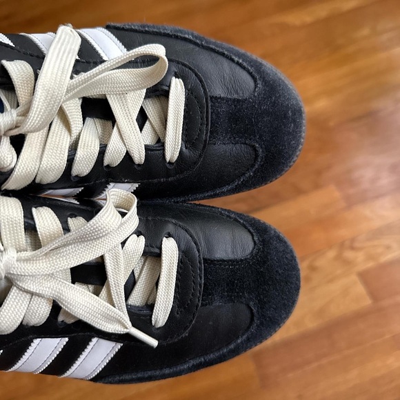 Adidas Samba Black Sneakers with White Accents - Picture 3 of 5